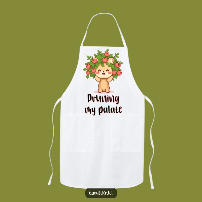 Funny Pruning Animal Apron: Cheerful Gardener Kitchen Gift