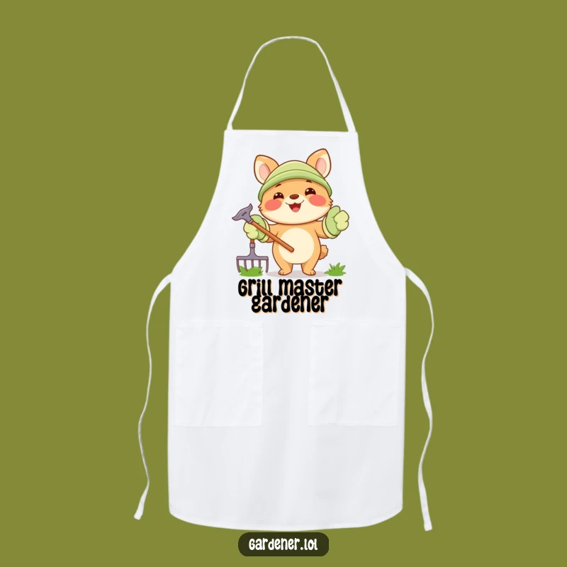 Funny Gardening Animal Apron: Garden with Joyful Flair - Kitchen Funny Gift