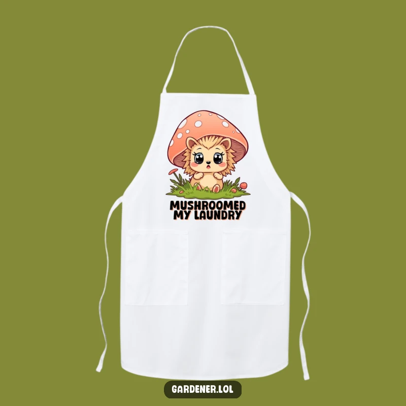 Funny Hedgehog Apron: Surprised Chef in the Kitchen, Cute Wear