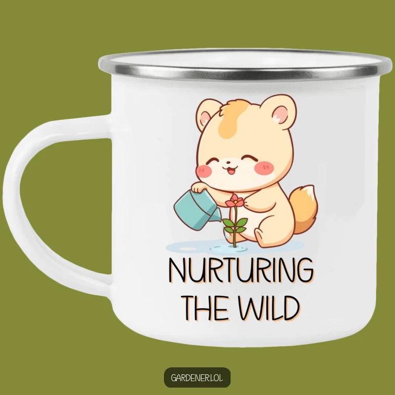 Funny Gardener Animal Camping Mug: Your Companion for Nature and Happy Sips!