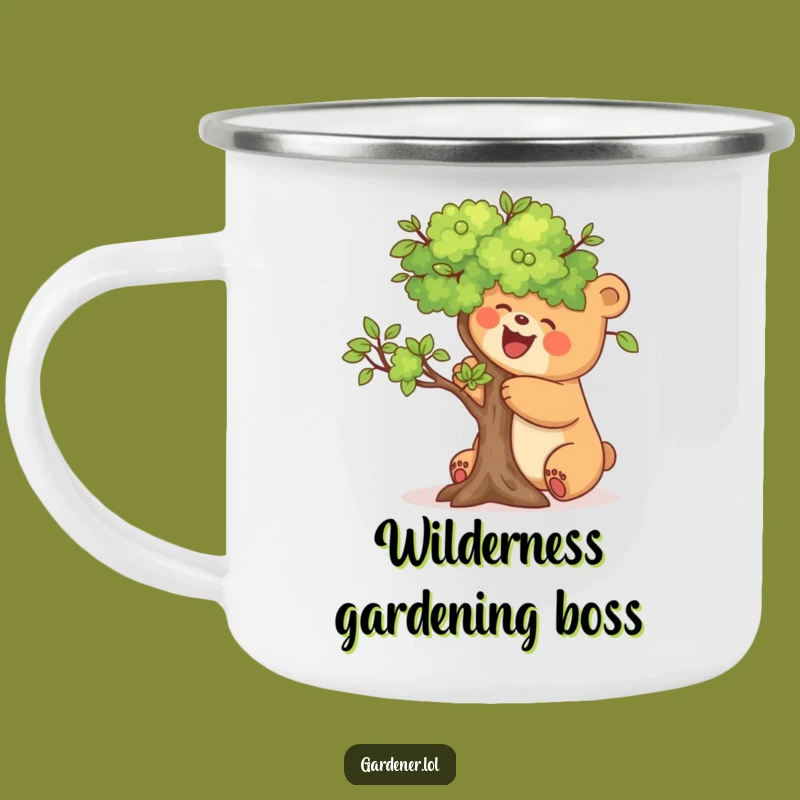Funny Bear Tree Camping Mug: Adventure Fuel in this Hilarious Outdoor Funny Gift!