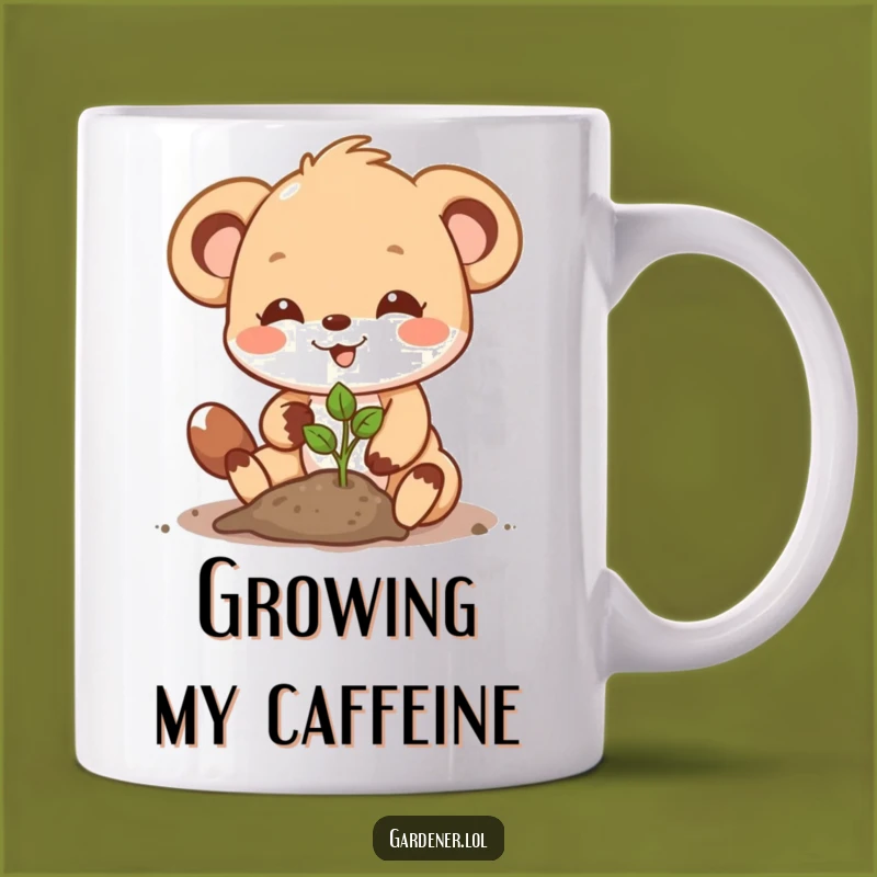 Funny Planting Animal Mug: Grow Joy with This Cute Gardener - Perfect Funny Gift
