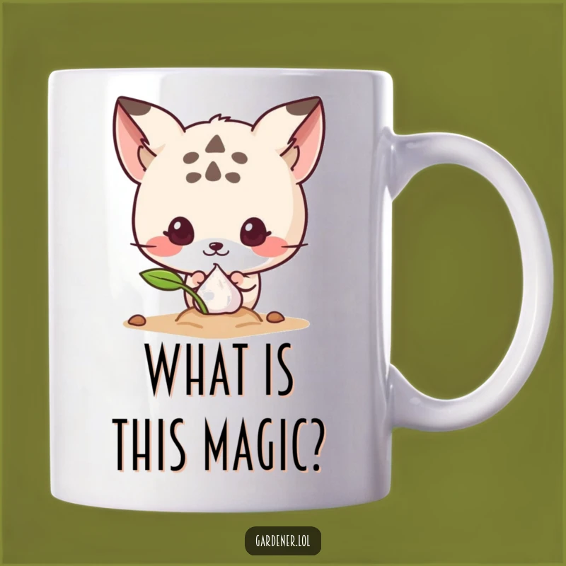 Funny Sprouting Seed Peek Mug: A Cute Animal Gift Full of Curiosity and Growth