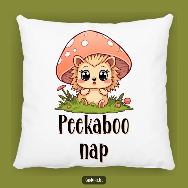 Funny Hedgehog Pillow: Cozy Surprise Cushion, Adorable Bedding