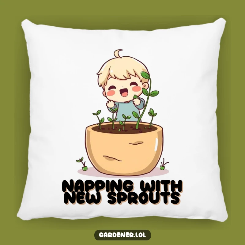 Funny Gardener Pillow - Cute & Hilarious Decor for Plant Lovers