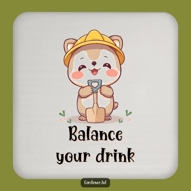 Funny Juggler Coaster - Protect Surfaces with Hilarious Character Art