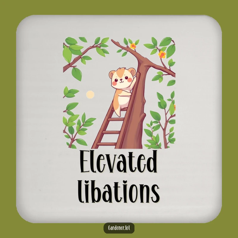 Funny Determined Animal Climbing Coaster, Protect Surfaces With Motivation