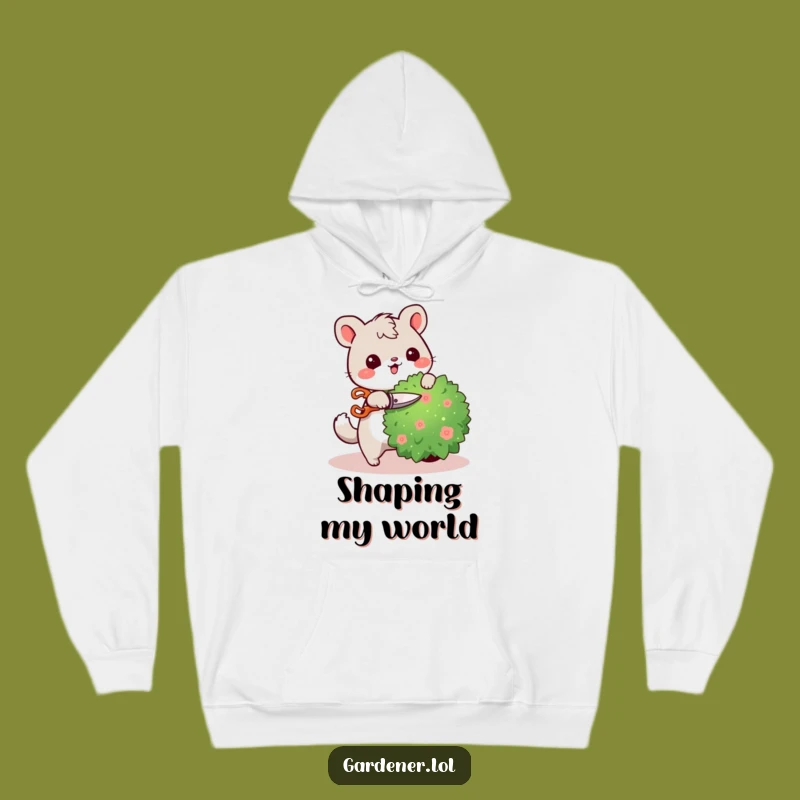 Cozy Garden Master Hoodie: Funny Animal Pruner Comfort Gift