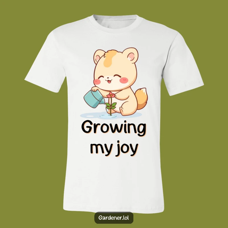 Funny Gardener Animal T-Shirt: Bloom with Happiness in This Comedic Tee!