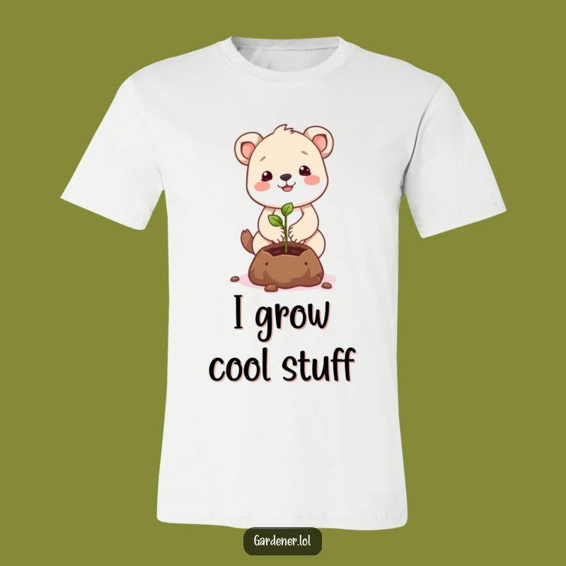 Funny Planting Animal T-Shirt: Wear Your Love for Growth with Whimsical Humor