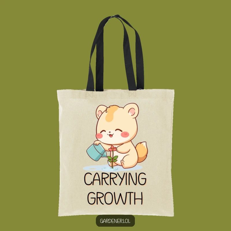 Funny Gardener Animal Tote Bag: Carry Your Essentials with Nature's Joy!